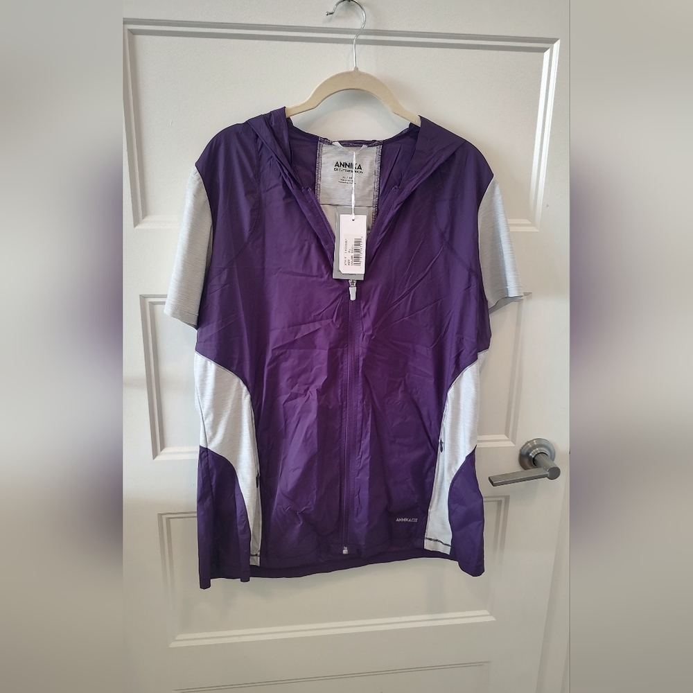 NWT Annika (Sorenson) S/S Hoodie by Cutter & Buck